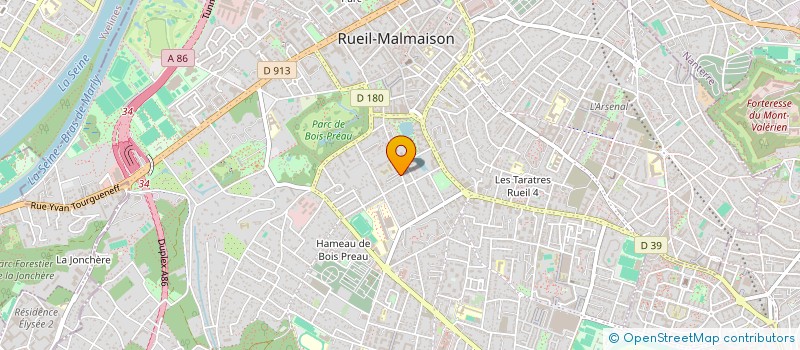 localisation de l'entreprise SCI MCHAHALLOU à RUEIL-MALMAISON