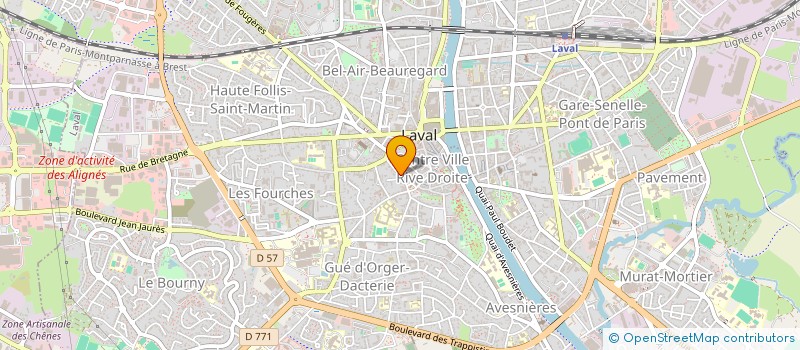 localisation de l'entreprise SCI MCHL IMMO à LAVAL
