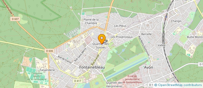 localisation de l'entreprise SCI MCHL RUSSON  FONTAINEBLEAU