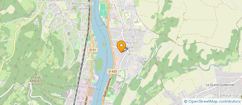 localisation de l'entreprise SCI MCI MOIROUX COMTE IMMOBILIER  FLEURIEU-SUR-SAONE