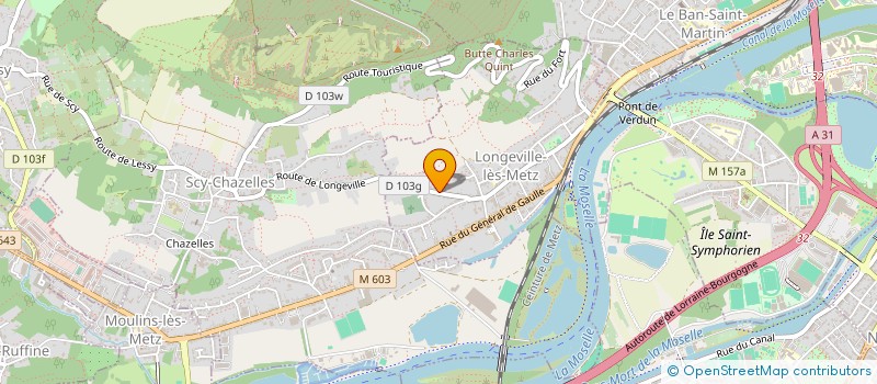 localisation de l'entreprise SCI MCI ST QUENTIN  LONGEVILLE-LES-METZ