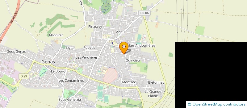 localisation de l'entreprise SCI MCIP  GENAS