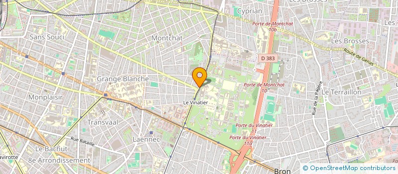 localisation de l'entreprise SCI MCJ  LYON