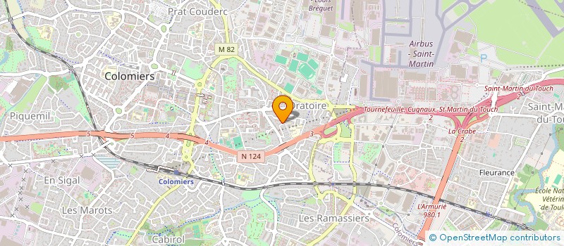 localisation de l'entreprise SCI MCJ à COLOMIERS