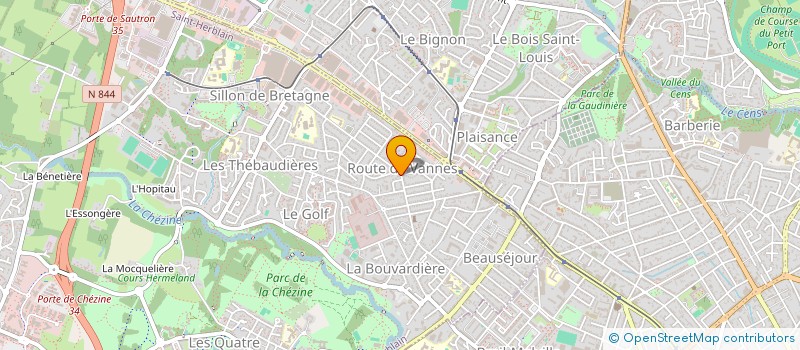 localisation de l'entreprise SCI MCJ2P  SAINT-HERBLAIN