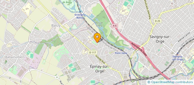 localisation de l'entreprise SCI MCJJ.  EPINAY-SUR-ORGE