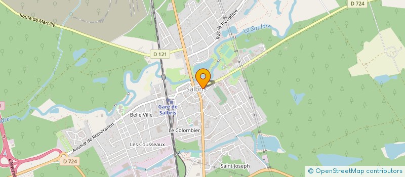 localisation de l'entreprise SCI MCK  SALBRIS