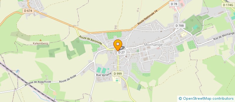 localisation de l'entreprise SCI MCKLD  MORHANGE