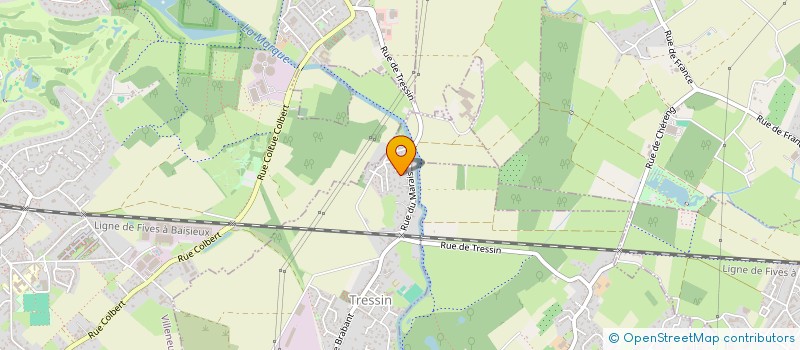 localisation de l'entreprise SCI MCL  TRESSIN