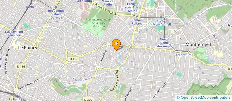 localisation de l'entreprise SCI MCL à GAGNY