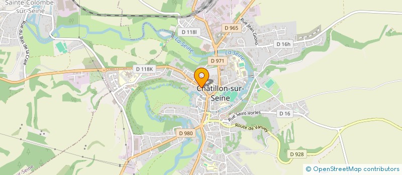 localisation de l'entreprise SCI MCL  CHATILLON-SUR-SEINE