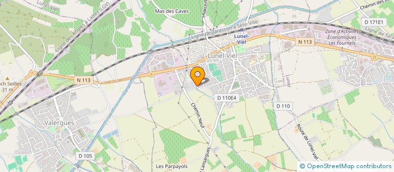 localisation de l'entreprise SCI MCL  LUNEL-VIEL