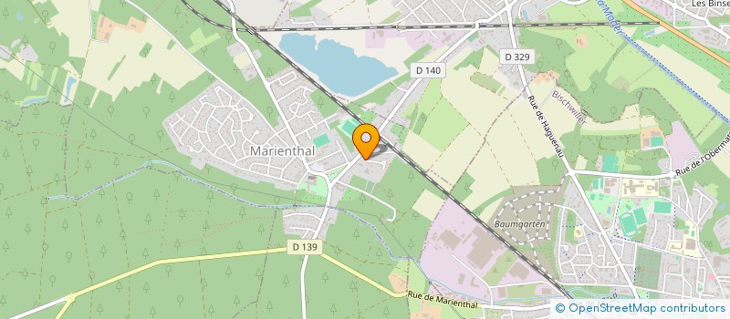 localisation de l'entreprise SCI MCL  HAGUENAU