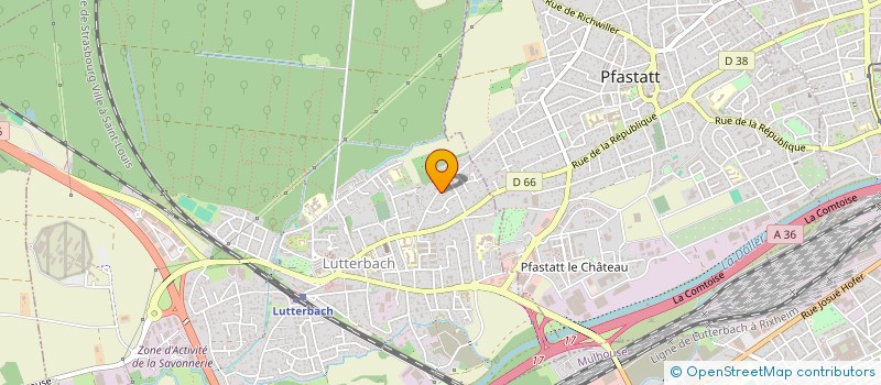 localisation de l'entreprise SCI MCL  LUTTERBACH