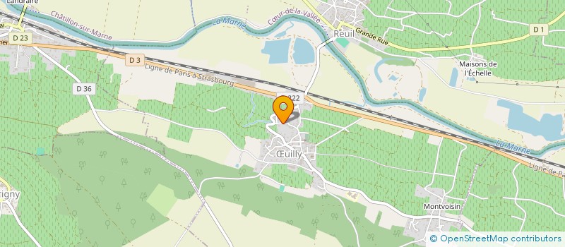 localisation de l'entreprise SCI MCL  UILLY