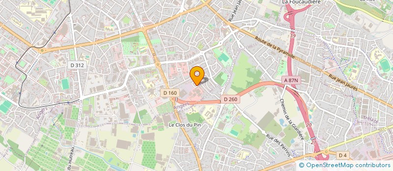 localisation de l'entreprise SCI MCL VENTURA à ANGERS