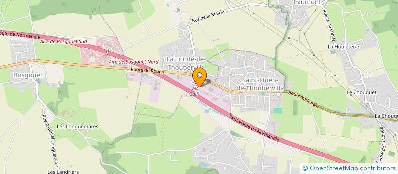 localisation de l'entreprise SCI MCLC  SAINT-OUEN-DE-THOUBERVILLE