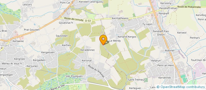 localisation de l'entreprise SCI MCLR  PENMARCH