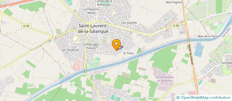 localisation de l'entreprise SCI MCM  SAINT-LAURENT-DE-LA-SALANQUE