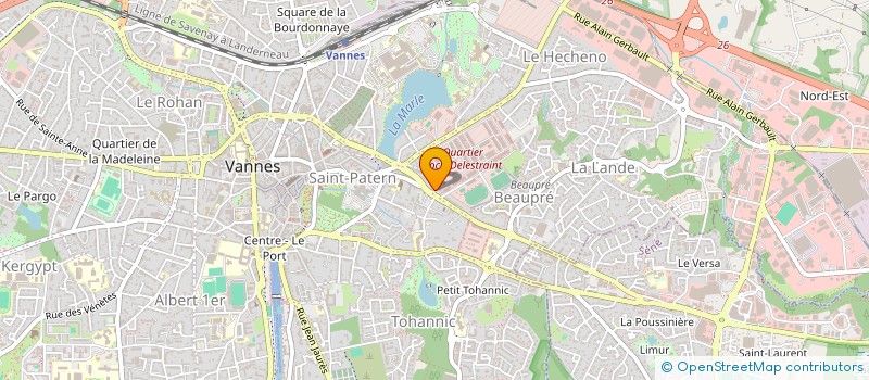 localisation de l'entreprise SCI MCM à VANNES