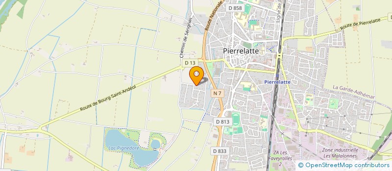 localisation de l'entreprise SCI MCM à PIERRELATTE