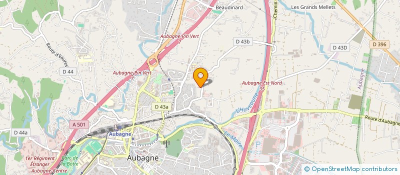 localisation de l'entreprise SCI MCM à AUBAGNE