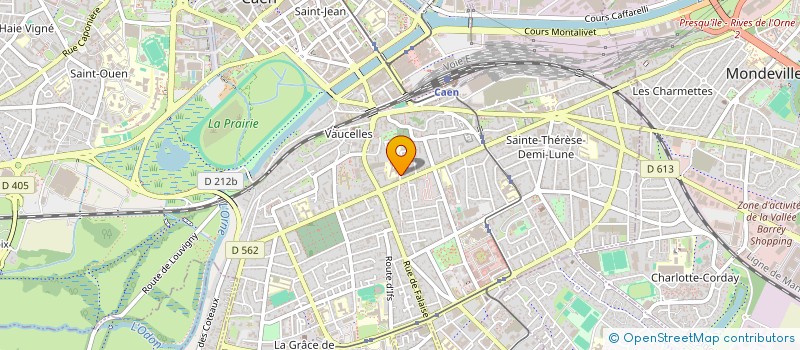 localisation de l'entreprise SCI MCM à CAEN