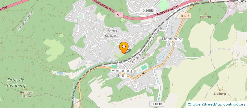 localisation de l'entreprise SCI MCM à HOMBOURG-HAUT