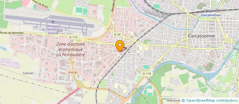 localisation de l'entreprise SCI MCM PRO à CARCASSONNE