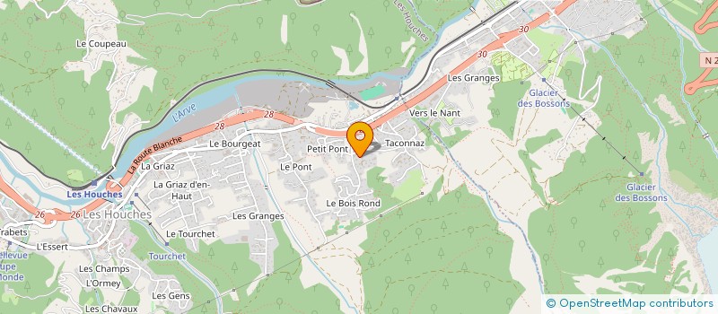 localisation de l'entreprise SCI MCMAHON  LES HOUCHES