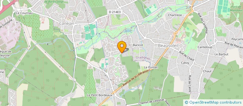 localisation de l'entreprise SCI MCMAT  CANEJAN