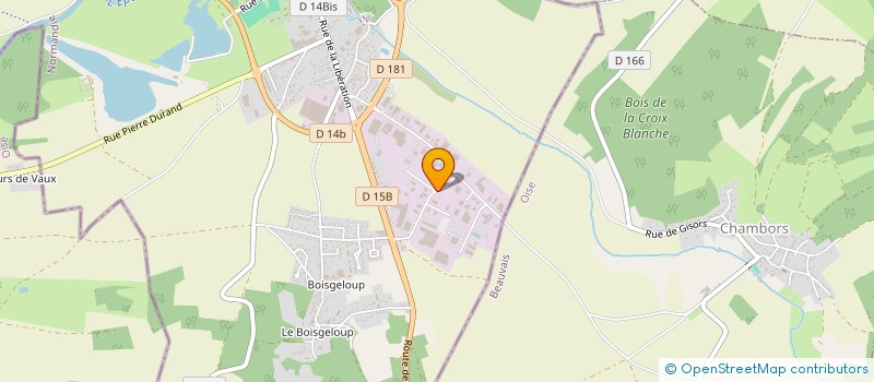 localisation de l'entreprise SCI MCMH à GISORS