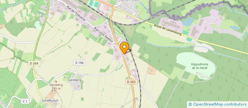 localisation de l'entreprise SCI MCMJ  WISSEMBOURG