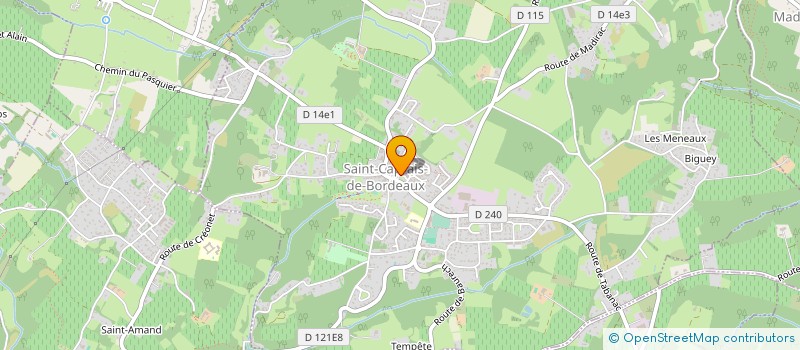 localisation de l'entreprise SCI MCN  SAINT-CAPRAIS-DE-BORDEAUX