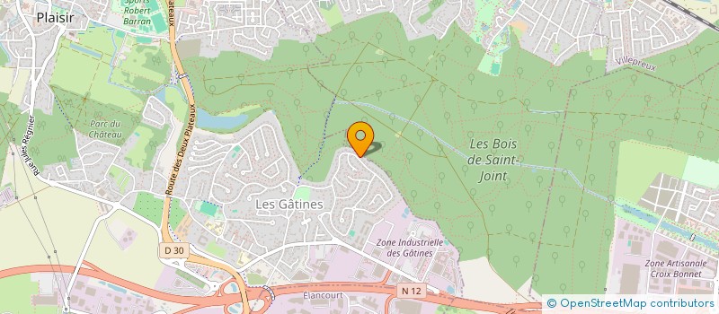 localisation de l'entreprise SCI MCN  PLAISIR