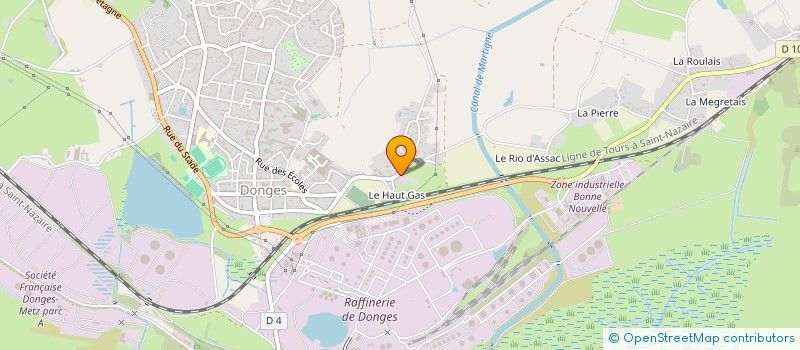 localisation de l'entreprise SCI MCND  DONGES