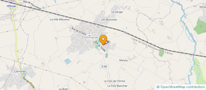 localisation de l'entreprise SCI MCO  POMMERET