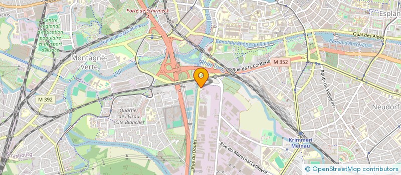 localisation de l'entreprise SCI MCO  STRASBOURG