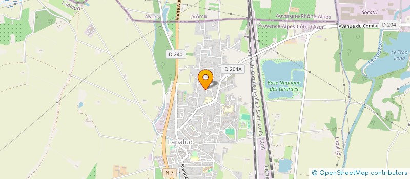 localisation de l'entreprise SCI MCOYCAT  LAPALUD