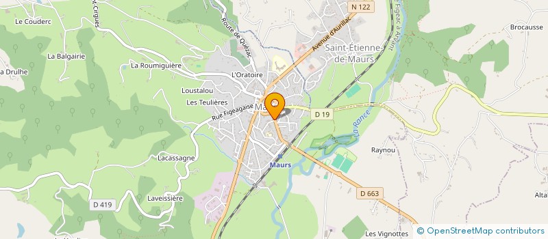 localisation de l'entreprise SCI MCP à MAURS