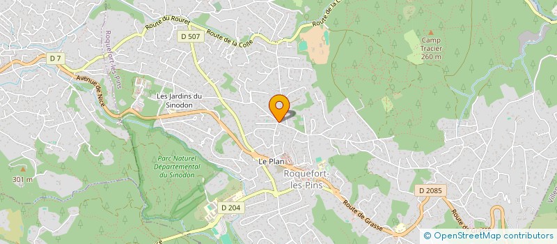 localisation de l'entreprise SCI MCP à LE CANNET