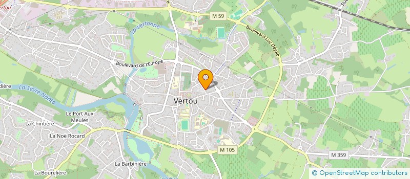 localisation de l'entreprise SCI MCP  VERTOU