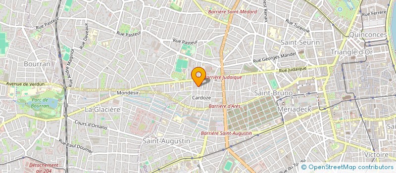 localisation de l'entreprise SCI MCP  BORDEAUX