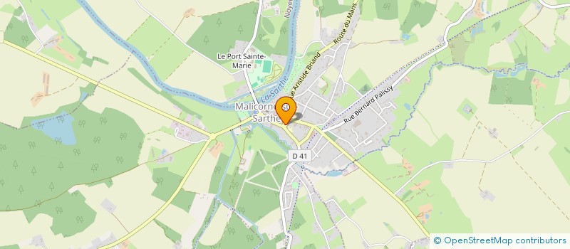 localisation de l'entreprise SCI MCP PATRIMOINE  MALICORNE-SUR-SARTHE