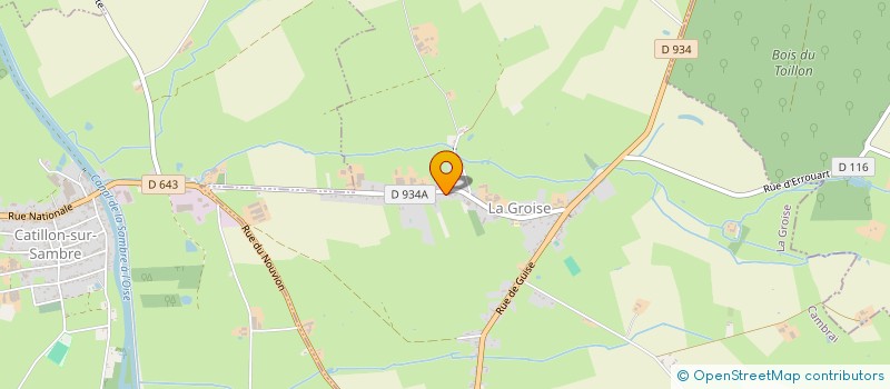 localisation de l'entreprise SCI MCPJ  LA GROISE