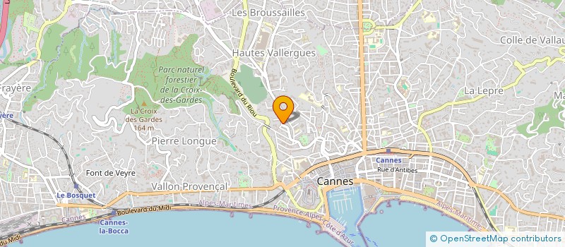 localisation de l'entreprise SCI MCPJ  CANNES