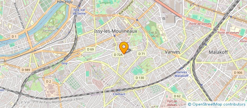 localisation de l'entreprise SCI MCPMC à ISSY-LES-MOULINEAUX