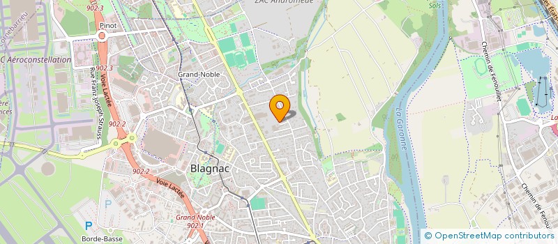 localisation de l'entreprise SCI MCQIF  BLAGNAC