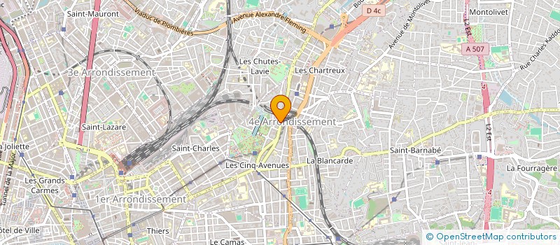 localisation de l'entreprise SCI MCR à MARSEILLE