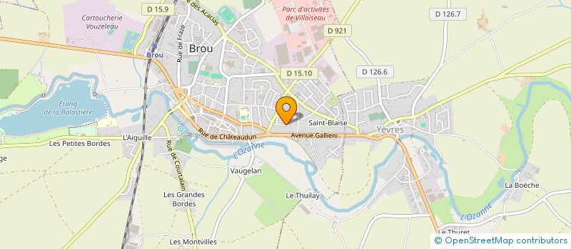 localisation de l'entreprise SCI MCR à DANGEAU